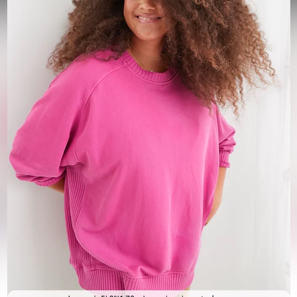 Aerie Down-To-Earth Crew Sweatshirt